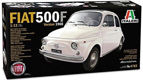 Maqueta Fiat 500f 1:12, 1968.