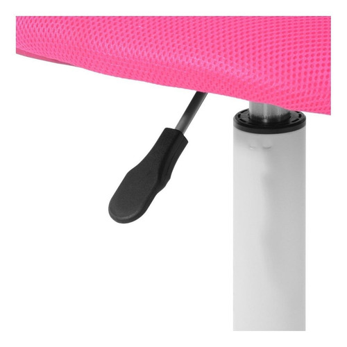 Imagen 3 de 4 de Silla de escritorio Home Make Carnation rosa con tapizado de mesh
