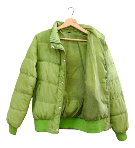 Campera Puffer Con Capucha De Mujer Importada Talle S/m 