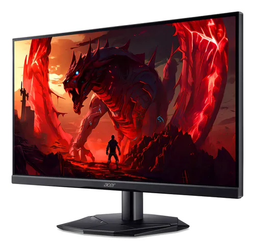 Monitor Acer Nitro KG241Y P3BIP 23.8” Full HD LED VA 180 Hz 0.5ms HDMI AMD FreeSync Premium Preto