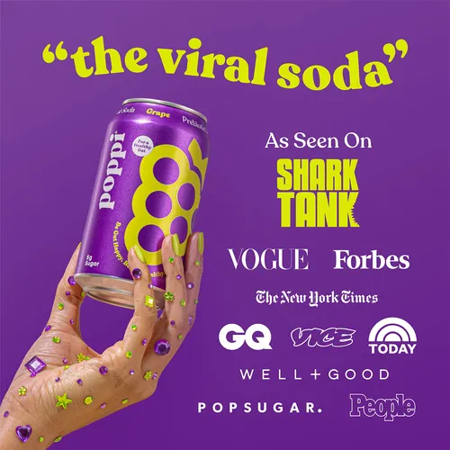Poppi Soda De Uva Prebitica Espumosa Con Beneficios Para La