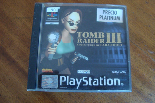 Ps1 / Tomb Raider Iii Lara Croft / Original Espanha Pal 