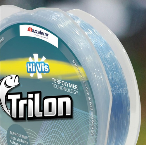 Linha Mono. Mazzaferro Trilon Hi-vis 0.45mm - 300 Metros