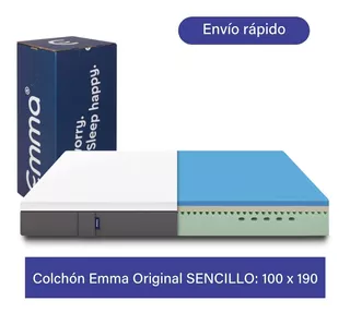 Colchón Emma Sencillo | Tecnología Alemana | Memory Foam