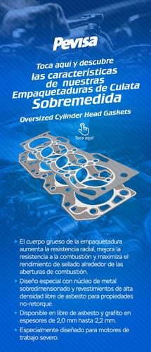 Junta De Cabeza Sobremedida Nissan Frontier 4.0 L 6 C 05-20