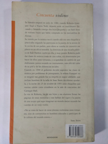 50 Violinesroberta Guaspari Larkin Warren Mondadori Ll5017 (Usado)