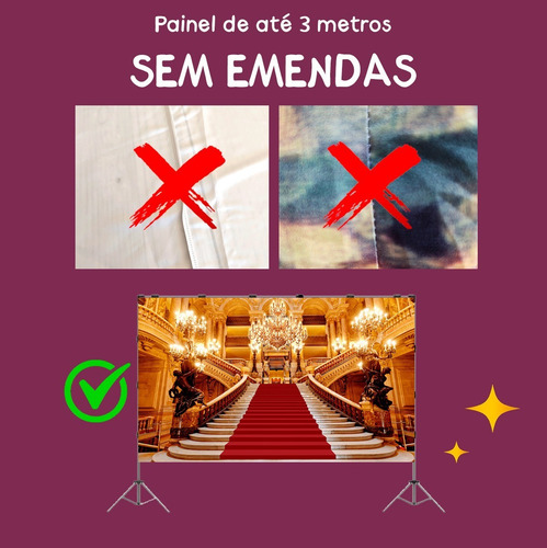 Imagem 2 de 6 de Painel Tecido Sublimado Árvore Seca 2,50m Larg X 2,50m