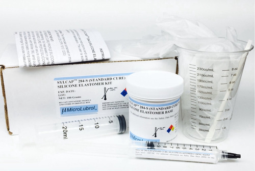 Microlubrol Sylcap 284-f Fast Cura Elastomero Silicona Kit 1