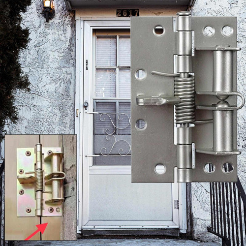 Herramientas De Bisagra De Puerta De Resorte Mejoras Plata