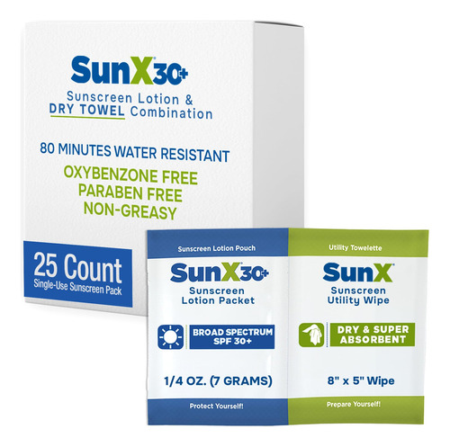 Sun X Spf 30+ Locion De Proteccion Solar De Amplio Espectro,