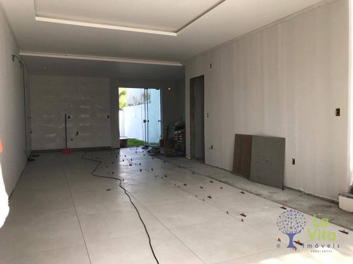 Casa, Sobrado Novo De Alto Padrão À Venda Com 3 Quartos, 1 Suite, 138m², Prox. Ao Shopping Parque Europeu, Bairro Itoupava Norte - Blumenau Sc - Ca0434