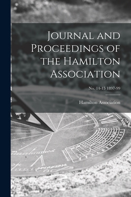 Libro Journal And Proceedings Of The Hamilton Association...