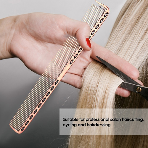 Peine Cabello Salón 2pcs Con El Barbero Profesional Escala