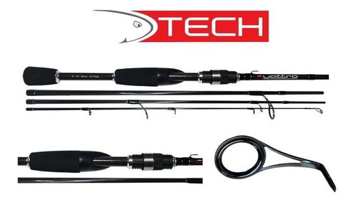 Para Reel Frontal Caña Tech Quattro Avion 10-17 Lb 1.83 M 4t