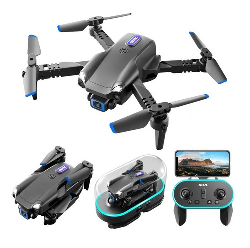 Drone 4drc V20 720p Com 3bat 2cameras 12min Cor Preto