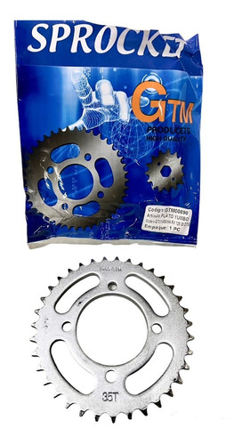 Plato P/moto Yumbo Gts/yamaha Rx 125 35 Dts. Gtm00890