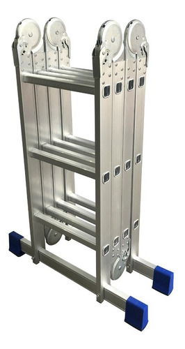 Escalera Articulada Multipropósito 4x3 Con Bandejas