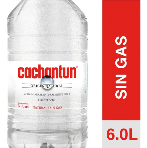 Agua Mineral S Gas Cachantun 6 Lt(6uni)super