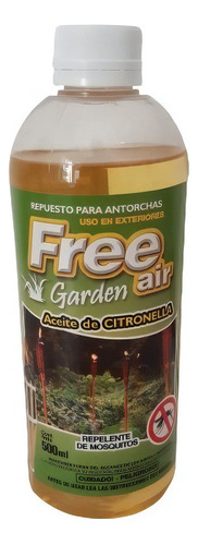 Citronella Aceite Repelente Mosquitos Free Air X 500cc