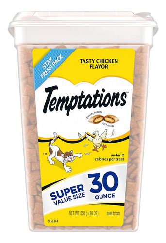 Snacks Gatos Temptations Classic Pollo 30 Onz 850 Gr