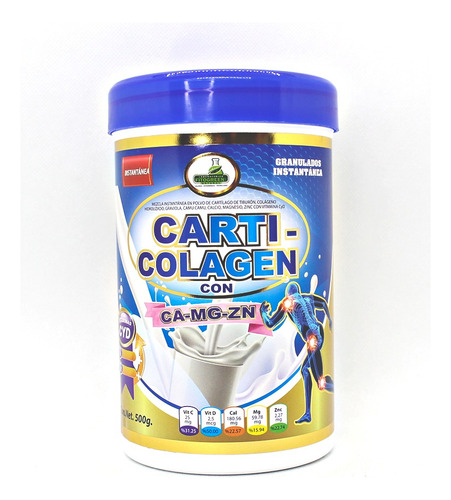 Carticolageno Con Ca-mg-zn 500gr Fitogreen