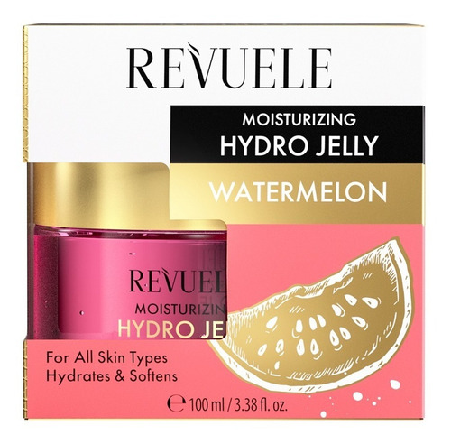 Gel Hidratante Facial Dia Hydrogel Sandia Revuele 100ml Tipo de piel Todo tipo de piel