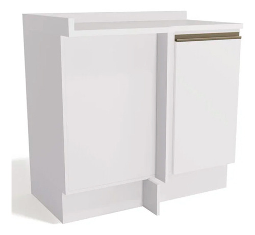 Balco De Canto Kappeseberg Maxxi Com Tampo 1 Porta Cb333 Cor Branco