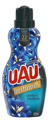 Uau Amaciante Concentrado Carinho Conforto 22 Lavagens 500ml