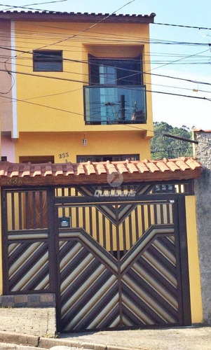 Imagem 1 de 25 de Sobrado Com 3 Dormitórios À Venda, 125 M² Por R$ 480.000,00 - Vila Emílio - Mauá/sp - So0015