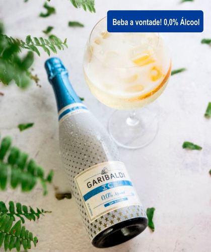 Imagem 5 de 6 de Espumante Ice Zero Álcool Uva Branca Garibaldi 750 Ml