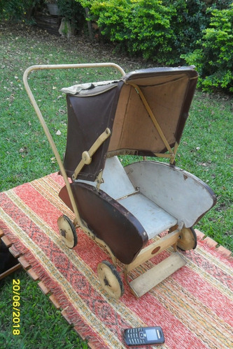 Imagen 5 de 10 de Antiguo Coche Cochecito Muñeca Juego Niña