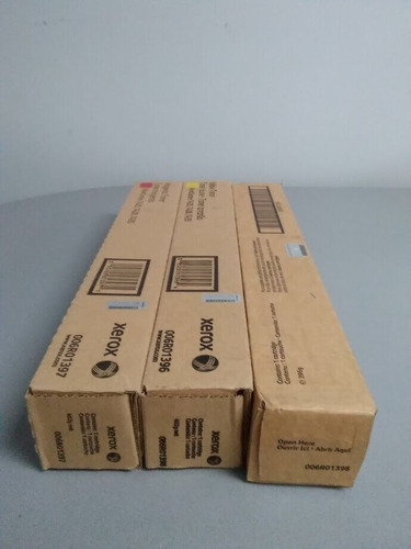 Xerox 006r01396 006r01397 006r01398 Color Toner Set Work Cch