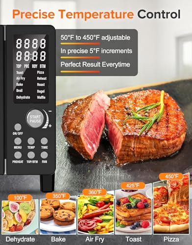 Combinación De Horno Tostador Y Freidora De Aire Inteligent