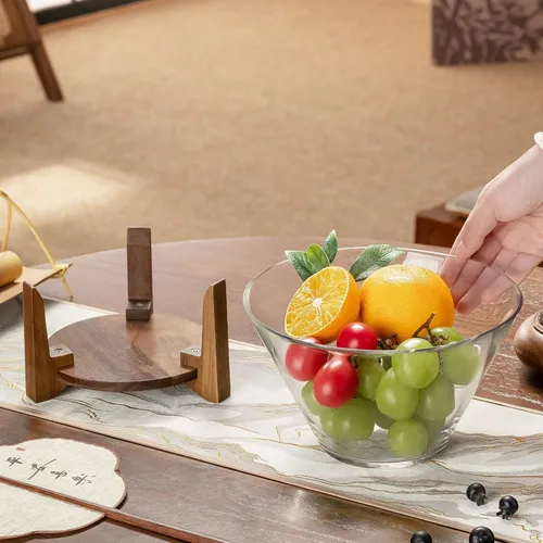 Ensaladera De Vidrio Buaic Juego Con Tazón De Frutas De Vidr