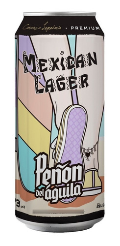 Cerveza Peñón Del Águila Mexican Lager Lata 473ml. 