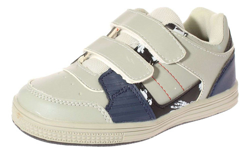 Zapatilla Gris Vía Franca Art. 3dx1019greydnavy