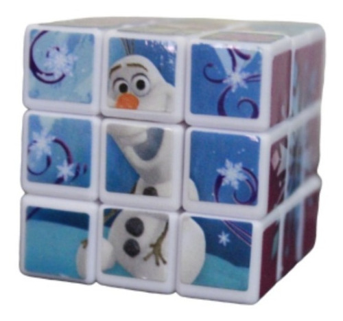 Cubo Magico Figura De Frozen De 3x3x3 Cm
