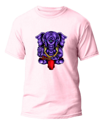 Camiseta Algodão Premium Estampa Digital Elefante Ganesha