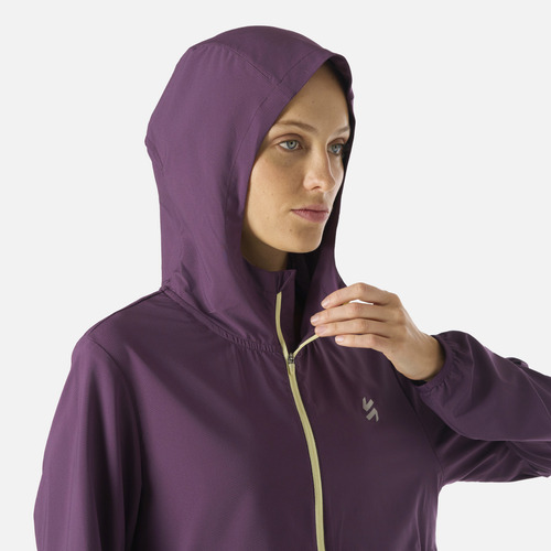 Cortaviento Deportivo Running Mujer Built To Move Morado