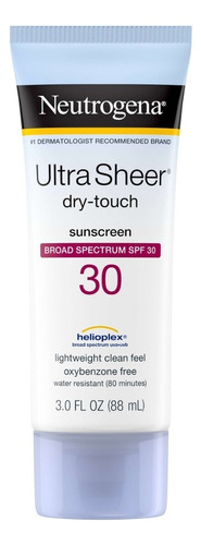 Neutrogena Ultra Sheer Dry Touch Protector Solar Fps Spf 30