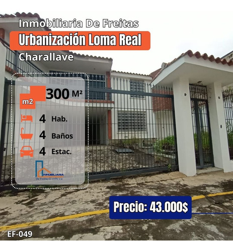 Casa En La Urbanización Loma Real En Charallave