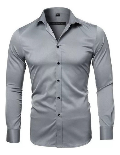 Camisa Elástica De Fibra De Bambú