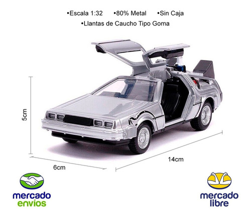 Volver Al Futuro Delorean Time Machine Part Ii  1:32 Jada 