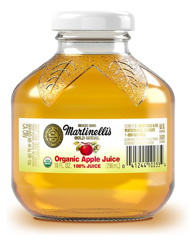 Jugo De Manzana Orgánico Martinelli's 10 Oz (296 Ml) 12 Pack