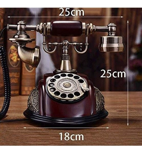 Telefono Vintage Estilo Europeo Antiguo