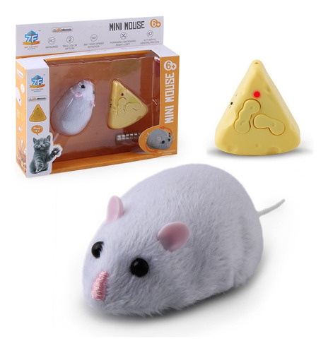 Ratón De Peluche De Control Remoto Electrónico Inalámbrico,