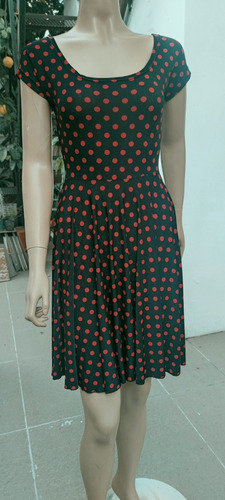 Imagen 8 de 10 de Vestido Pin Up Plato Seda Fría Todos Los Talles