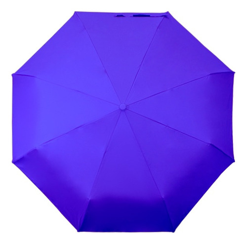 Paraguas De Bolsillo Sombrilla Automática Colores Lisos Color Azul Rey Diseño De La Tela Liso