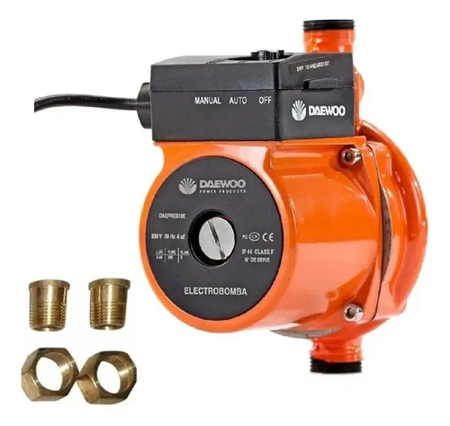 comprar Bomba Presurizadora Elevadora Daewoo 100w P\u002F 2 Baños Bronce