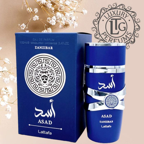 Perfume Asad Zanzibar Lattafa Edp 100ml. 100% Original Árabe